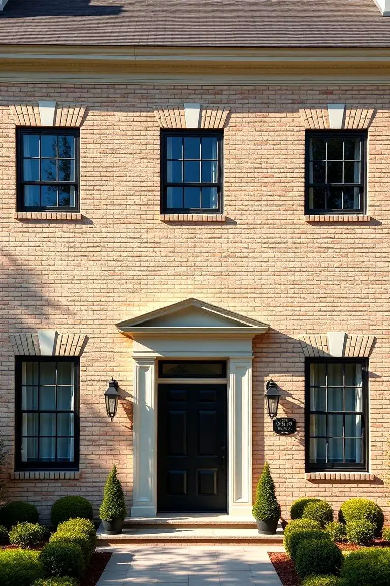 Refined Beige Brick with Classic Proportions