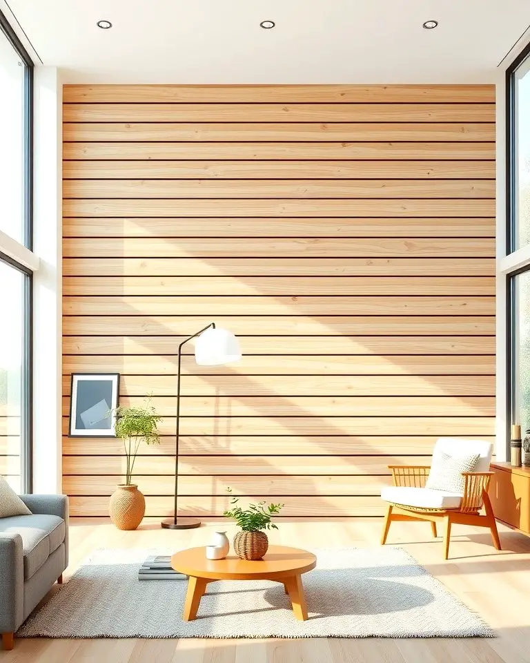 Slatted Wood Wall