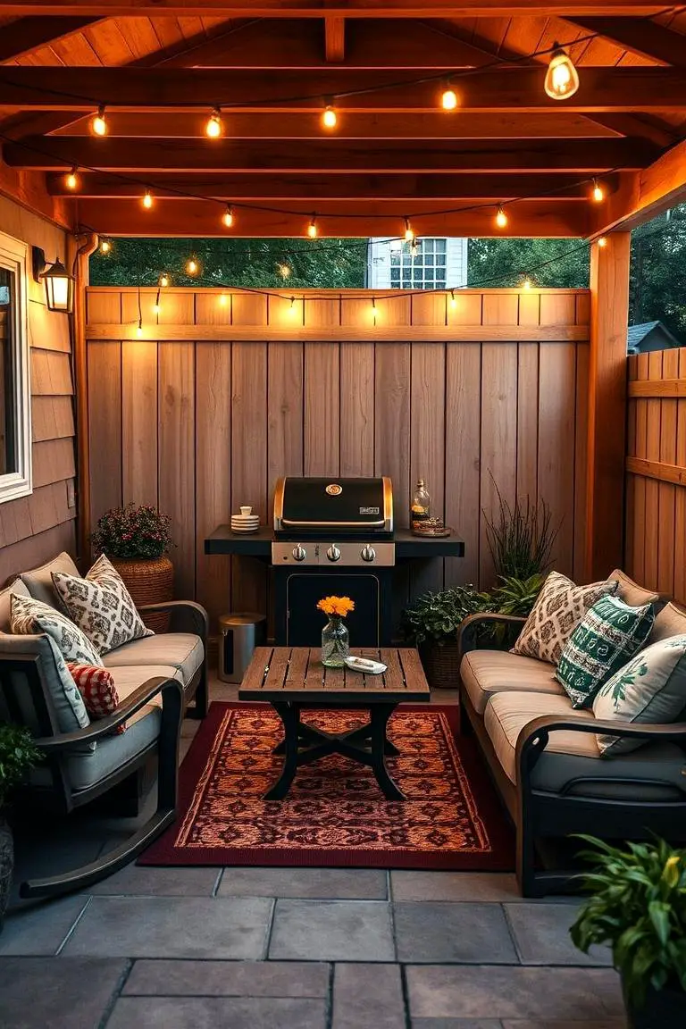 Cozy Patio BBQ Retreat