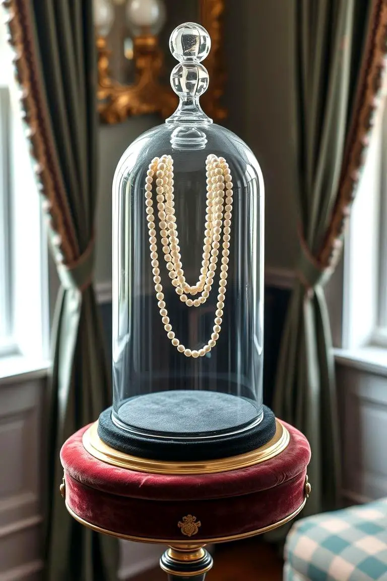 Chic Glass Jewelry Dome