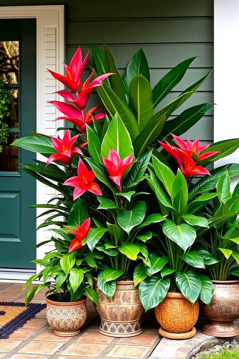 Tropical Front Door Flair
