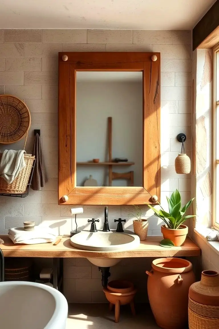 Eco-Friendly Reclaimed Mirror