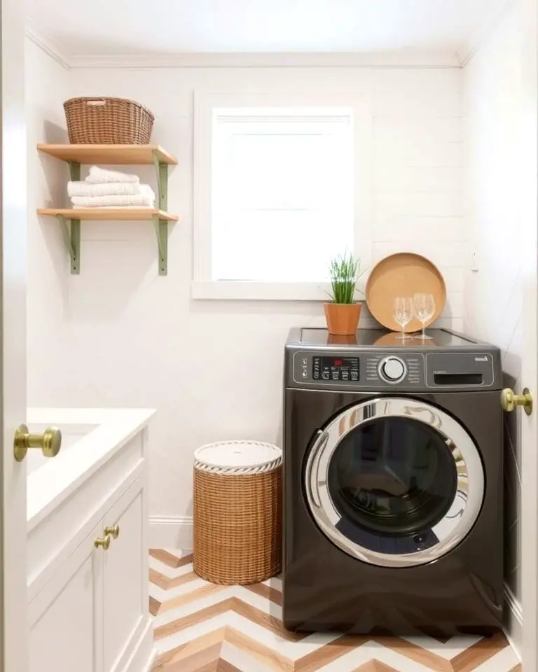 Chevron Patterned Shiplap