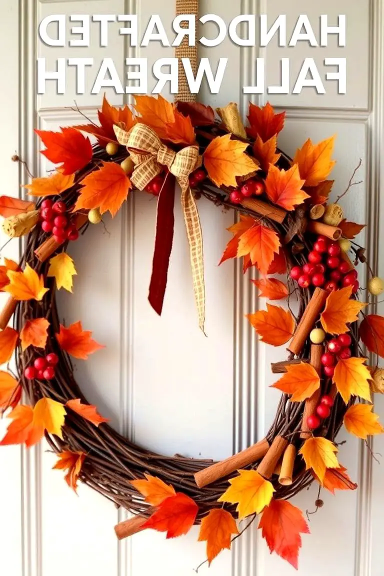 Handcrafted Fall Wreath