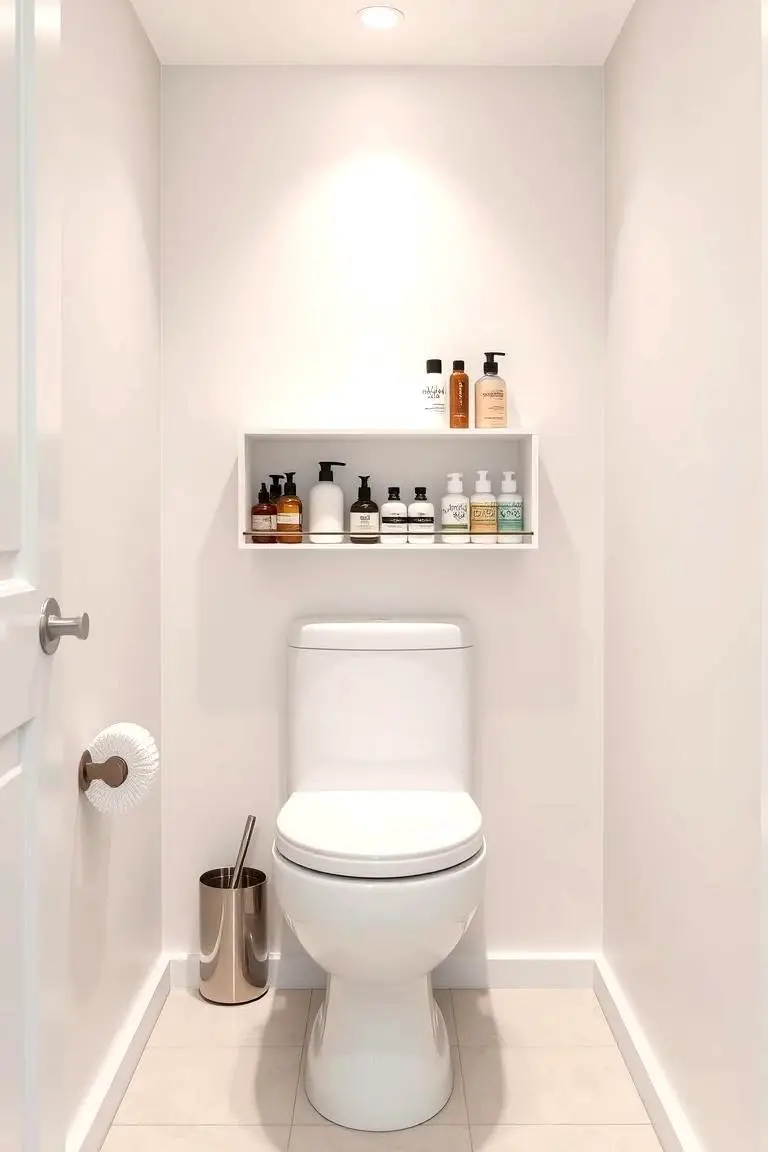 Compact Over-the-Toilet Shelf