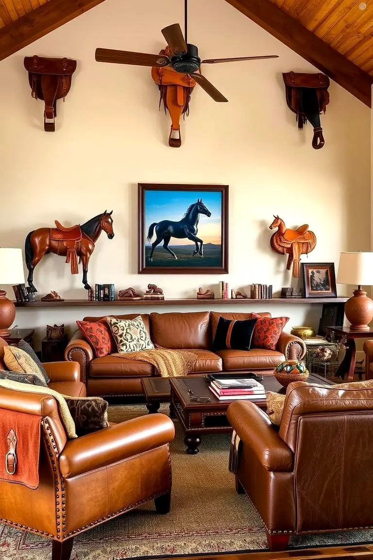 Bold Saddle Decor