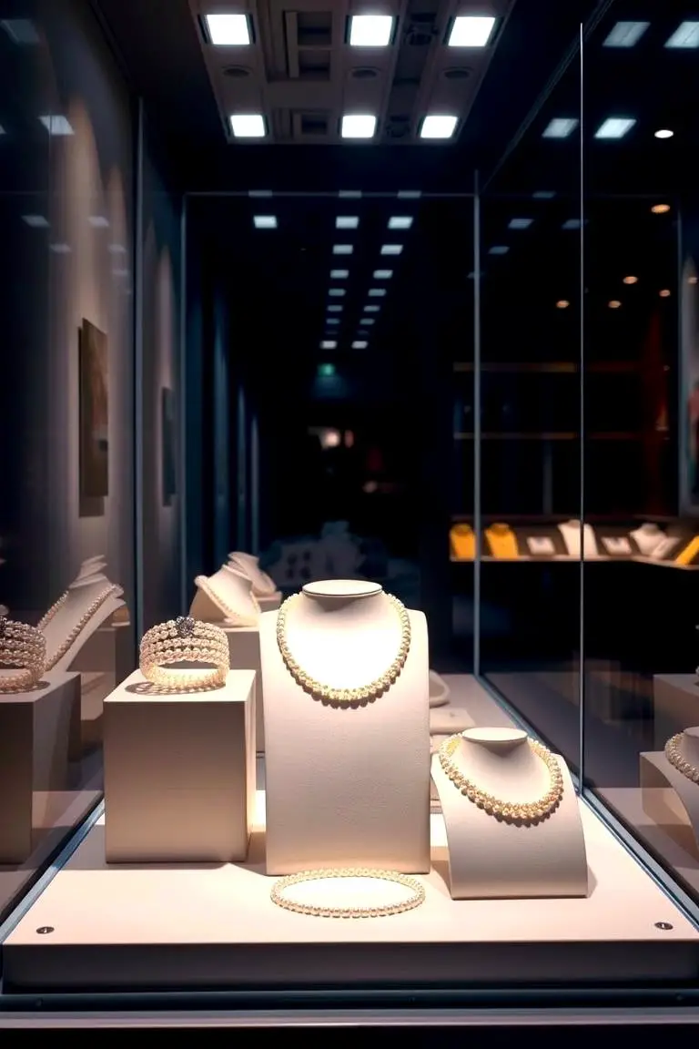 Illuminated Jewelry Display