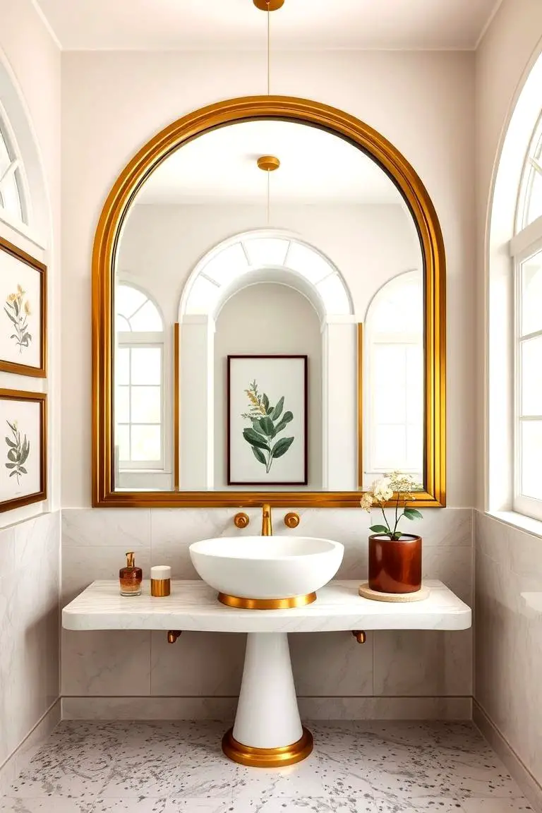 Arched Statement Mirror