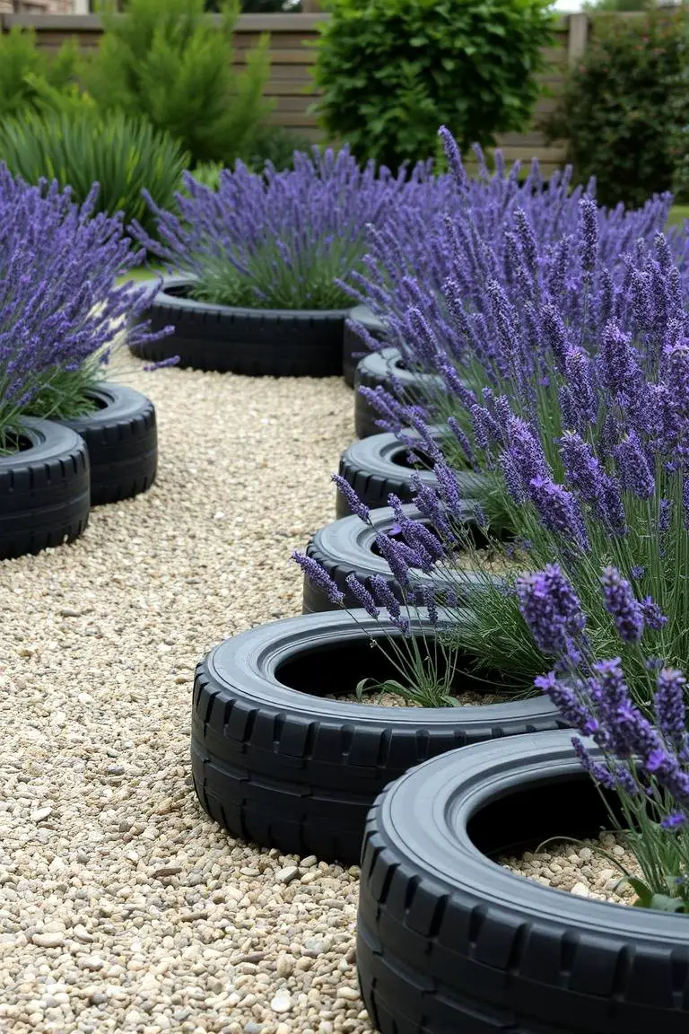 Reimagined Tyre Garden Borders