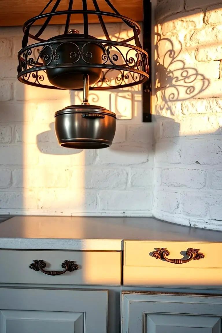 Wrought Iron Accents Detail