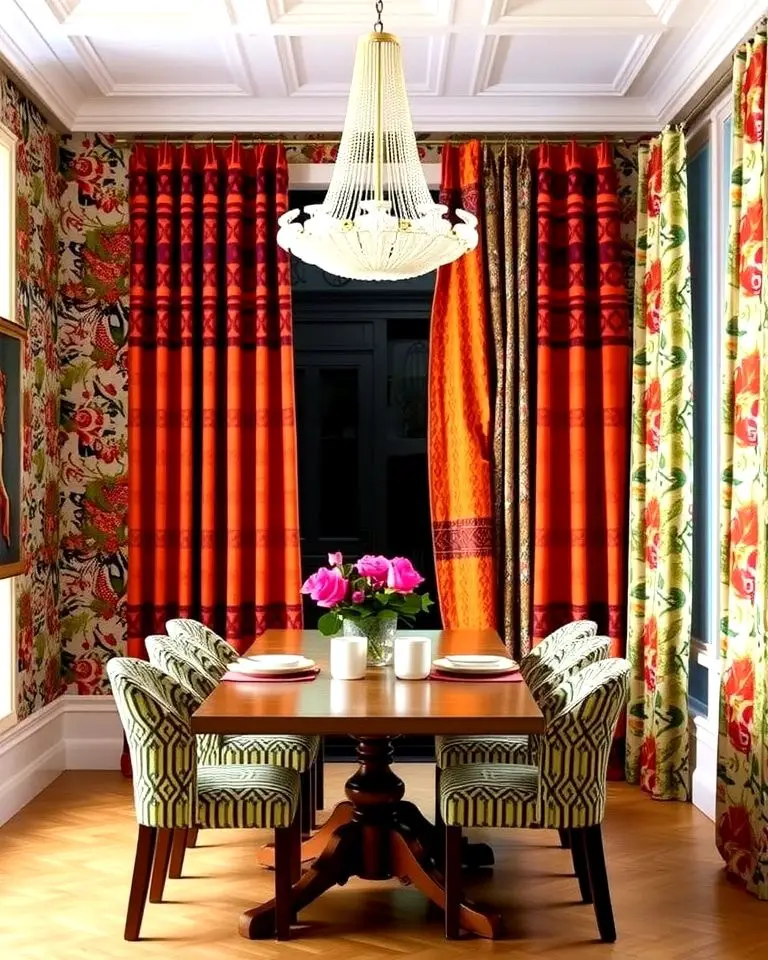 Patterned Curtains for a Bold Statement
