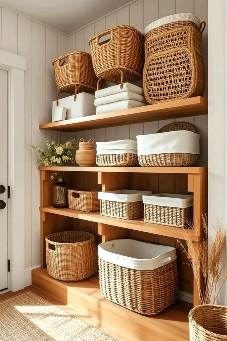 Decorative Basket Storage