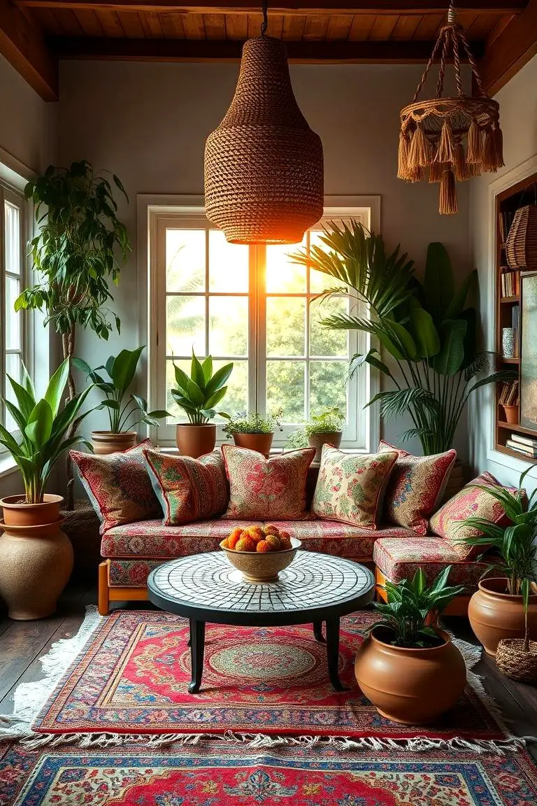 Bohemian Chic Breakfast Nook