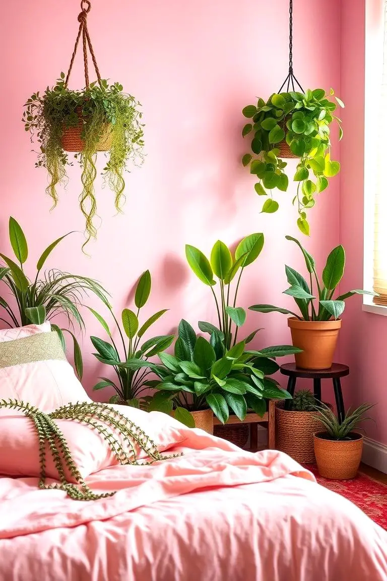 Lush Indoor Plants and Natural Green