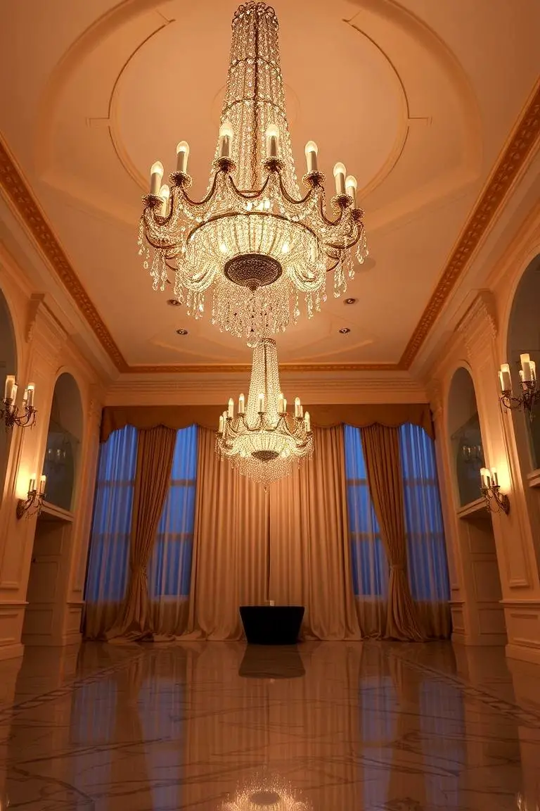 Extravagant Ballroom Lighting