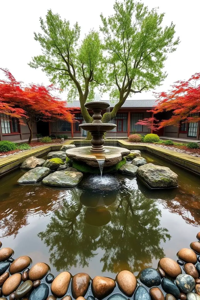 Water Feature Courtyard