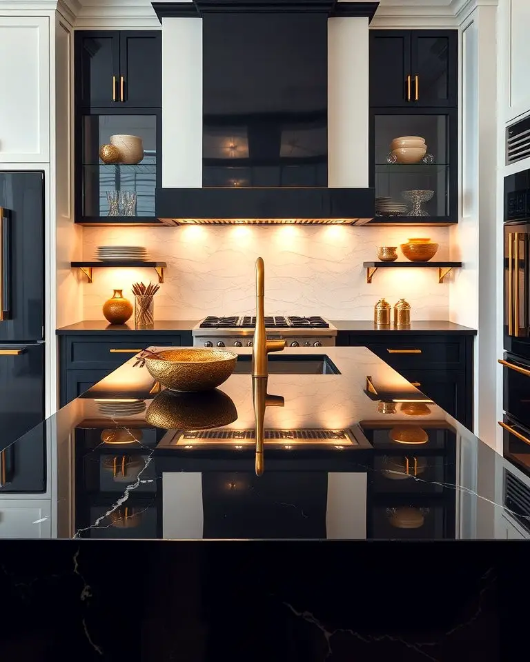 Glossy Black for a Luxurious Appeal