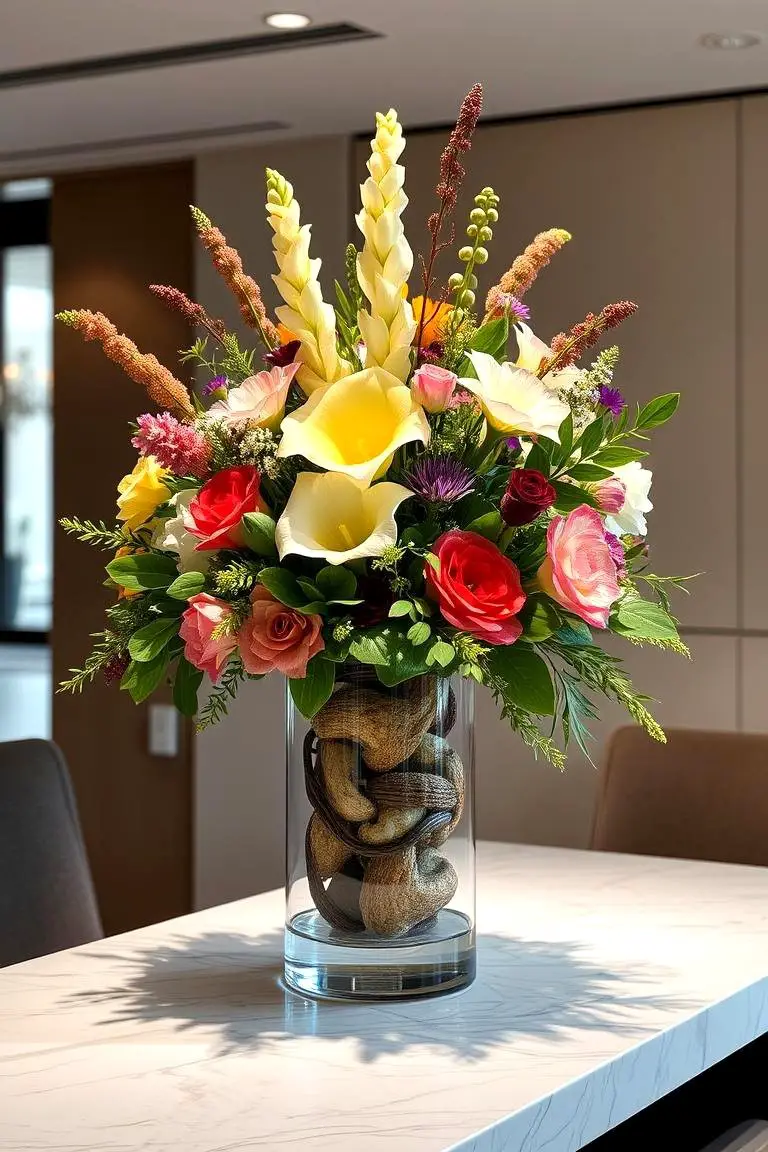 Contemporary Floral Sculptures