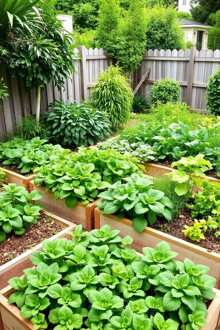 Lush Vegetable Garden