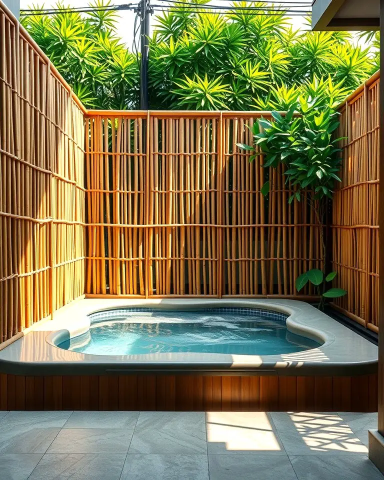 Bamboo Privacy Screen