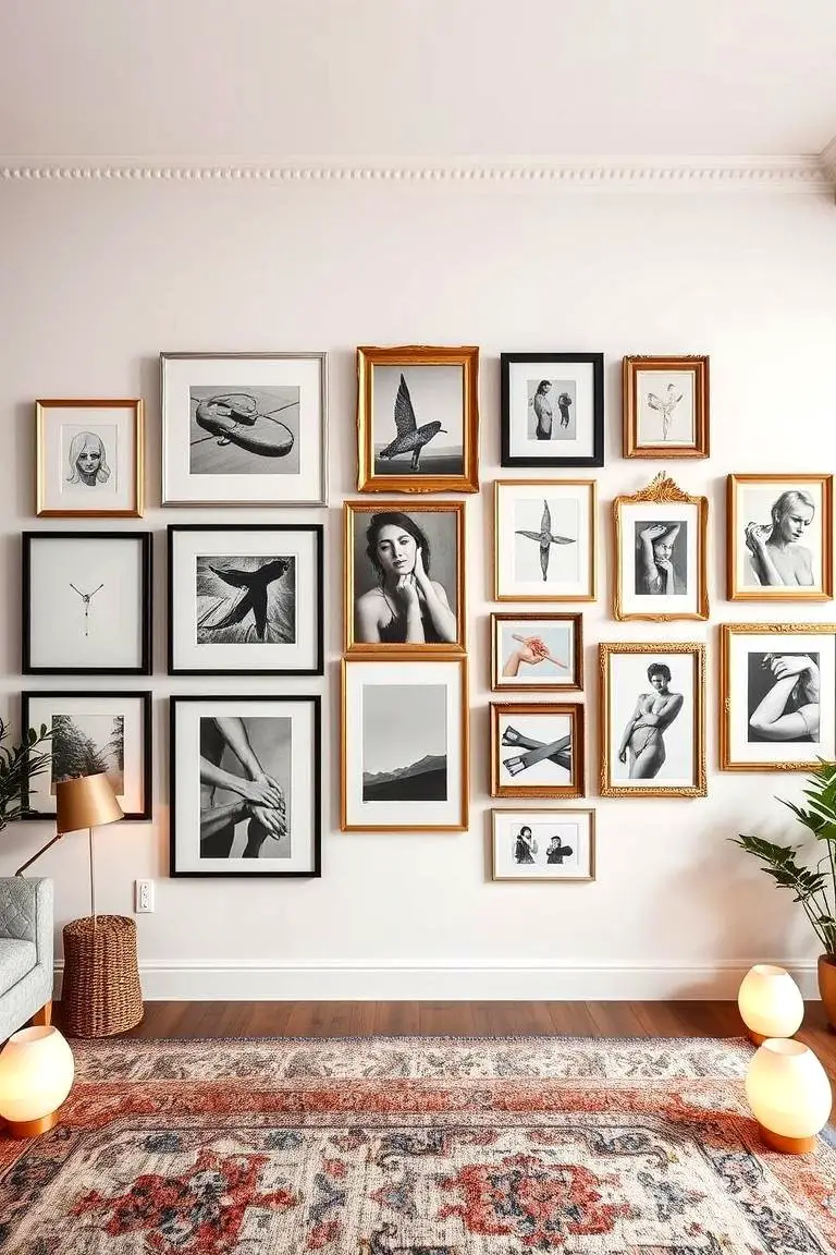 Eclectic Frame Mix Display