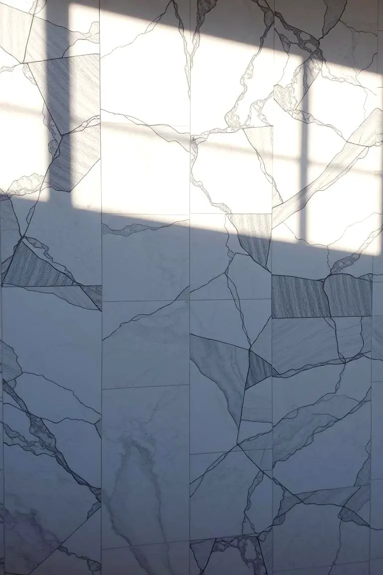 Customized Marble Mosaic Feature