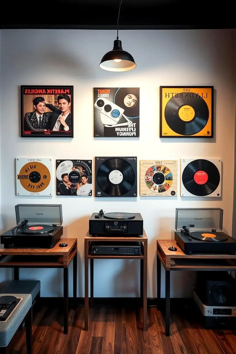 Vintage Record Displays