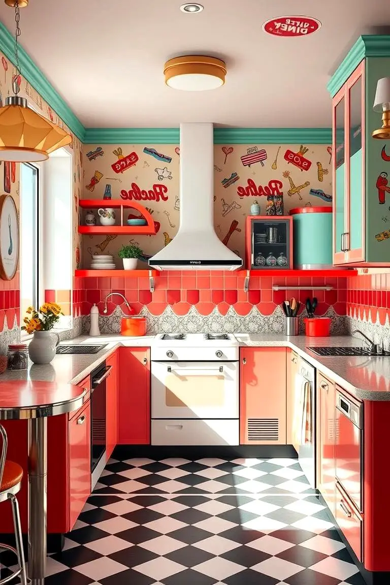 Retro Diner Aesthetics