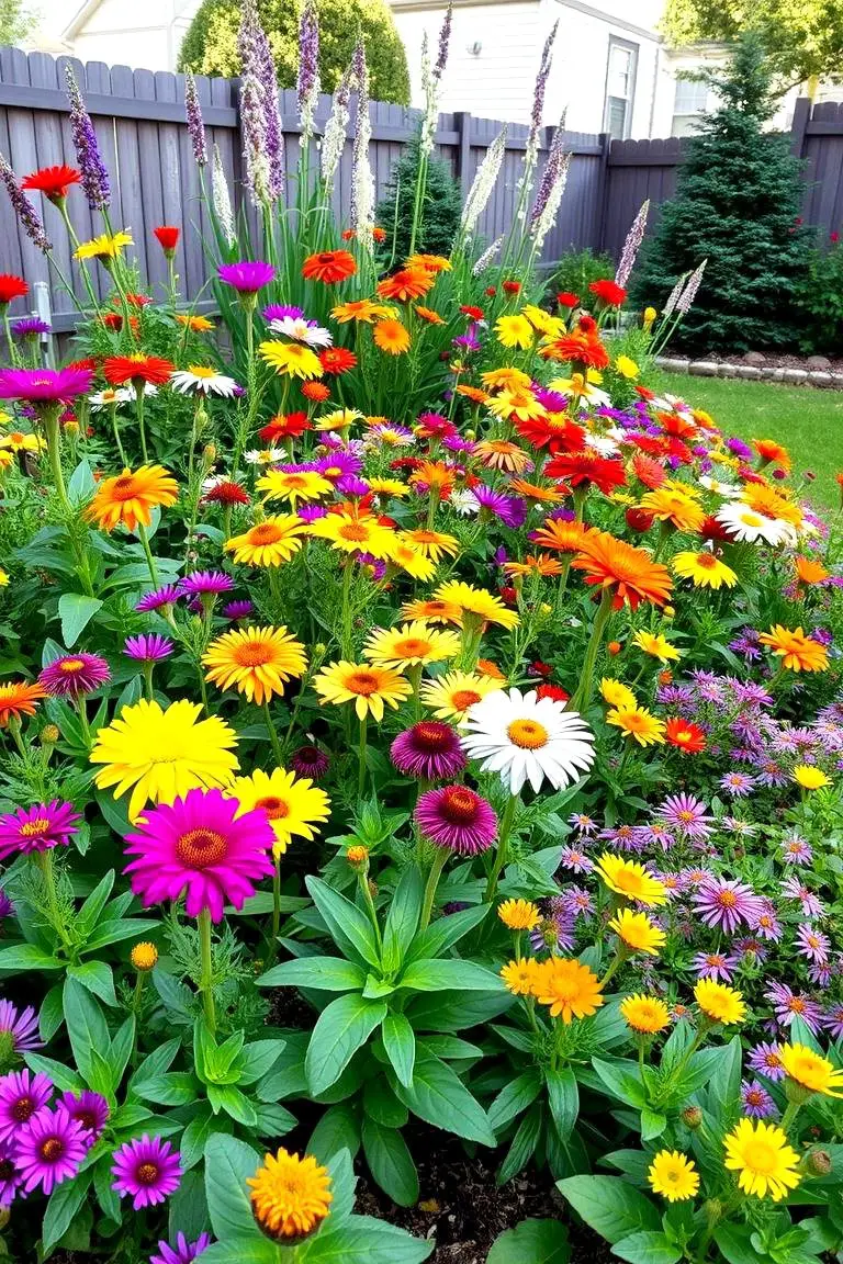 Vibrant Flower Bed