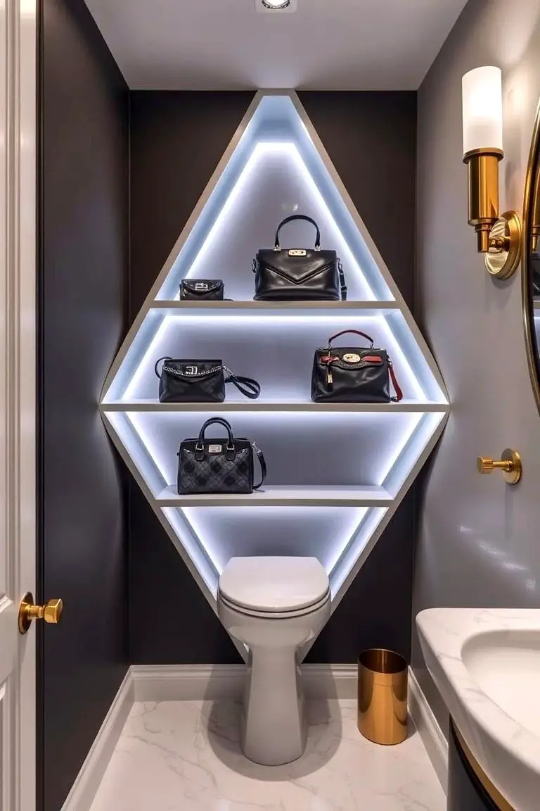 Corner Purse Storage Solutions