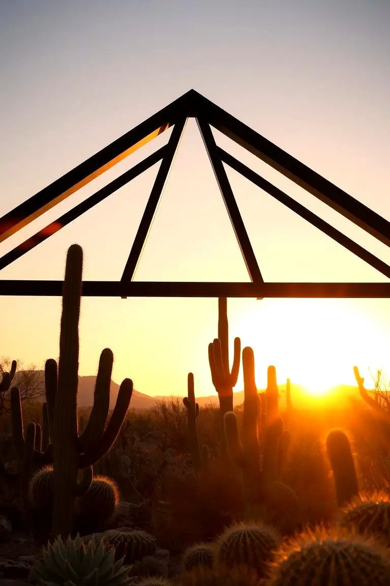 Geometric Metal Frames