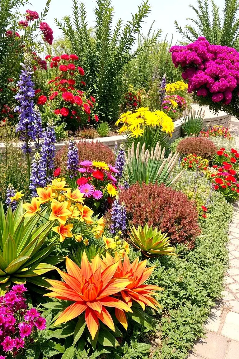 Drought-Resistant Flora Display