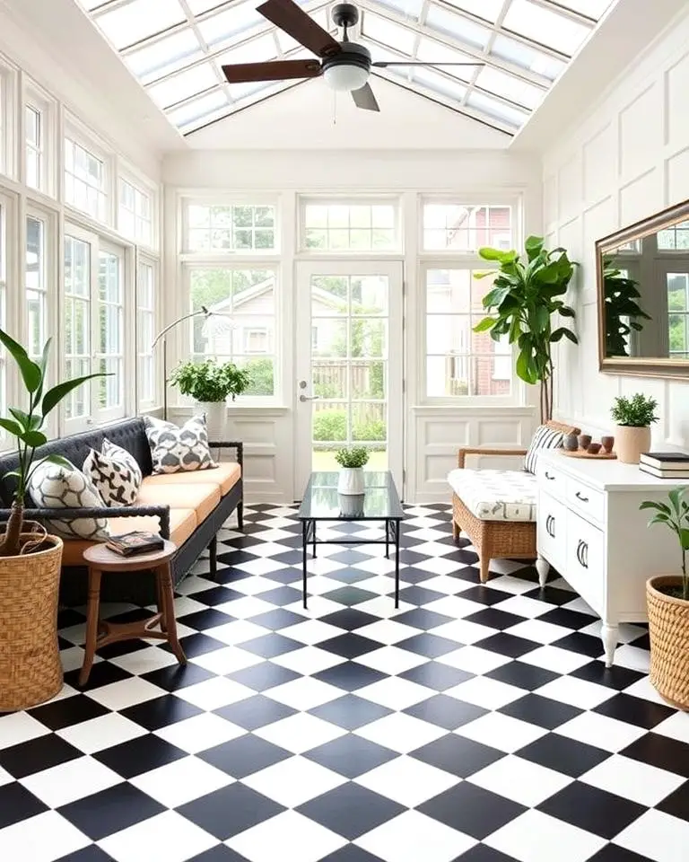 Checkerboard Pattern Tiles
