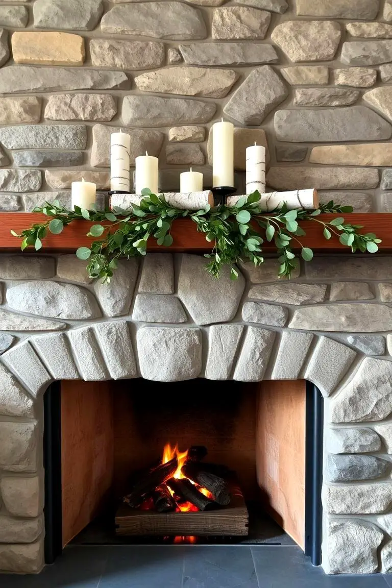 Inviting Fireplace Decor