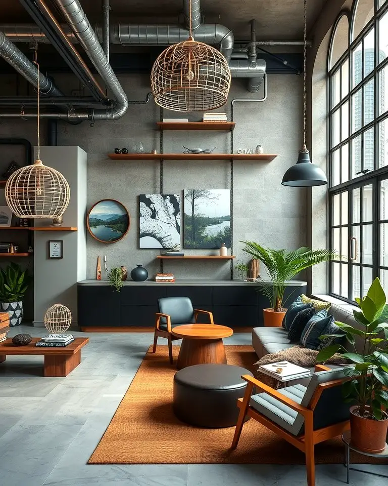 Industrial-Inspired Décor