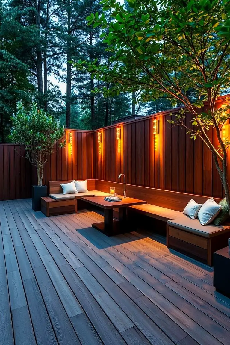 Built-In Seating Privacy