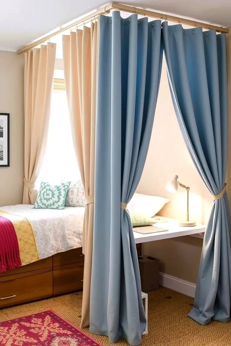 Creative Curtain Partitions