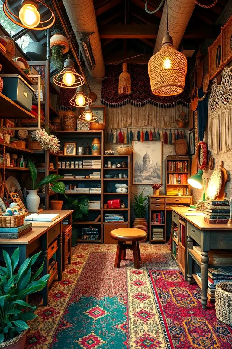 Bohemian-Inspired Craft Studio