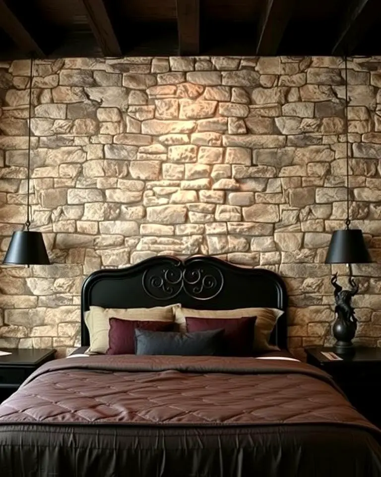 Faux Stone Walls