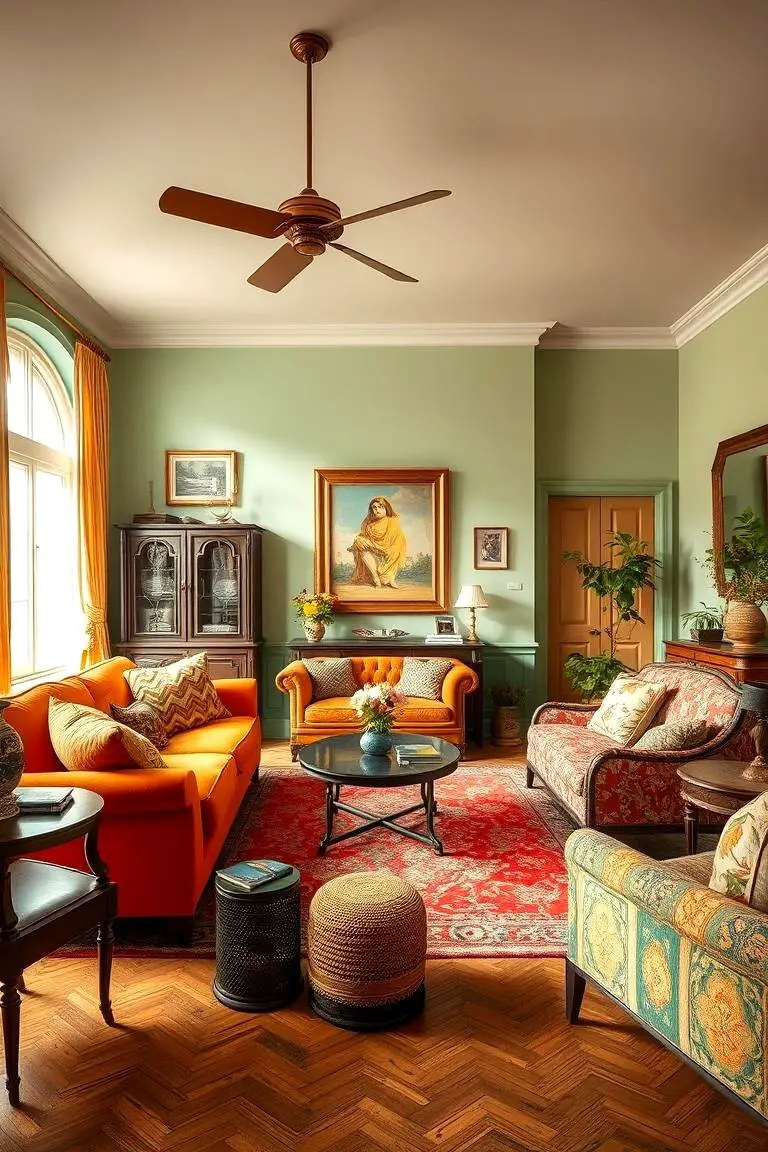 Vibrant Vintage Elegance