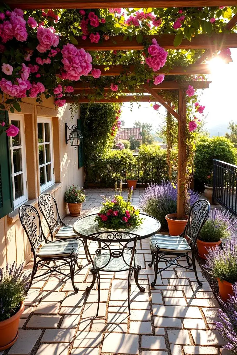 Sunlit Garden Patio