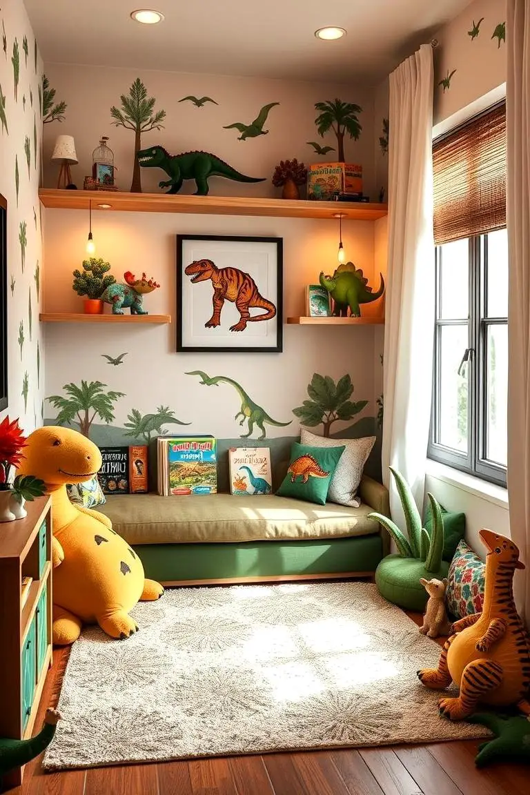Dinosaur Book Nooks