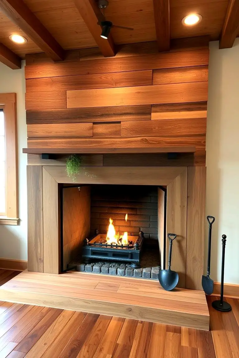 DIY Reclaimed Wood Surround