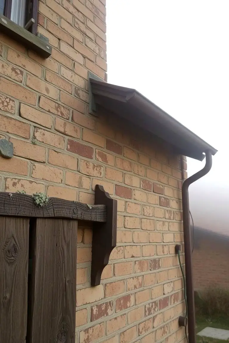 Beige Brick with Weathered Finishes