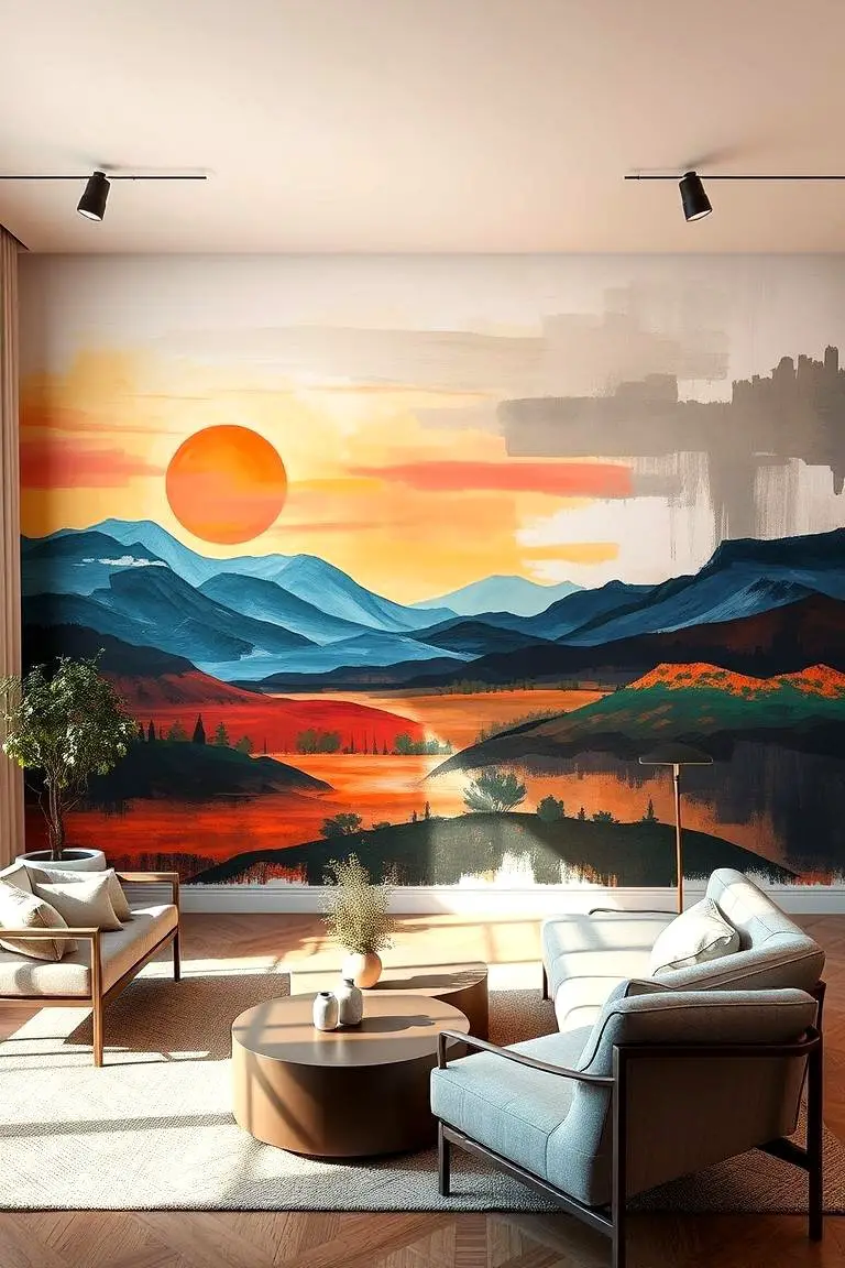 Expressive Mural Painting