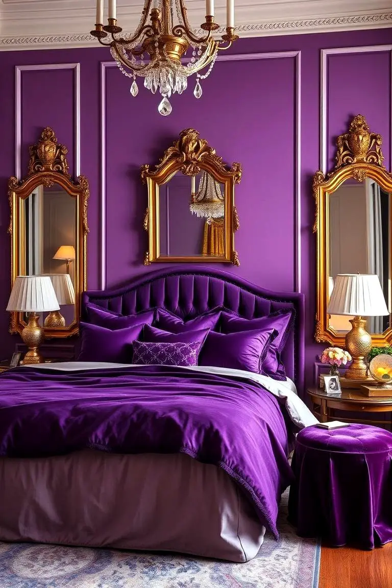 Regal Purple and Gold Theme