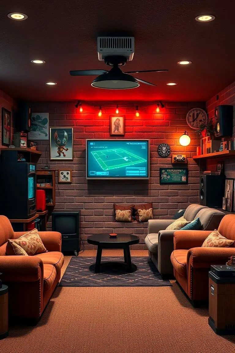 Cozy Retro Game Den