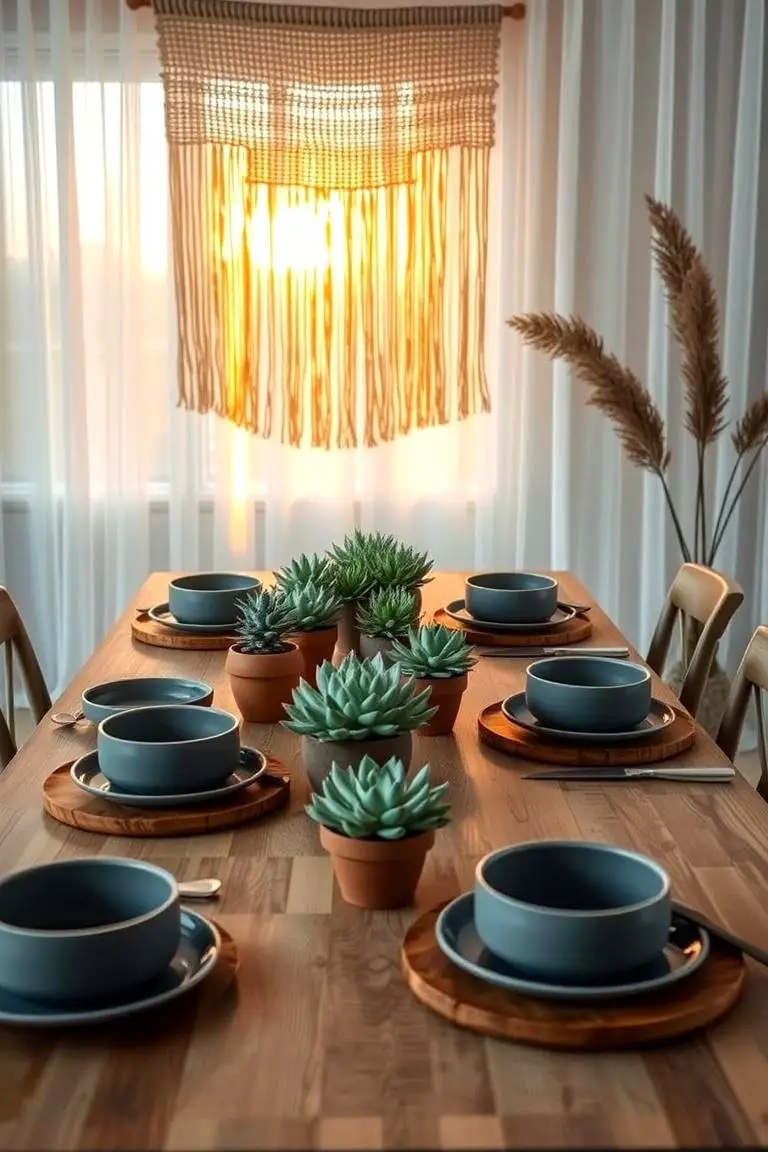 Nature-Inspired Table Settings