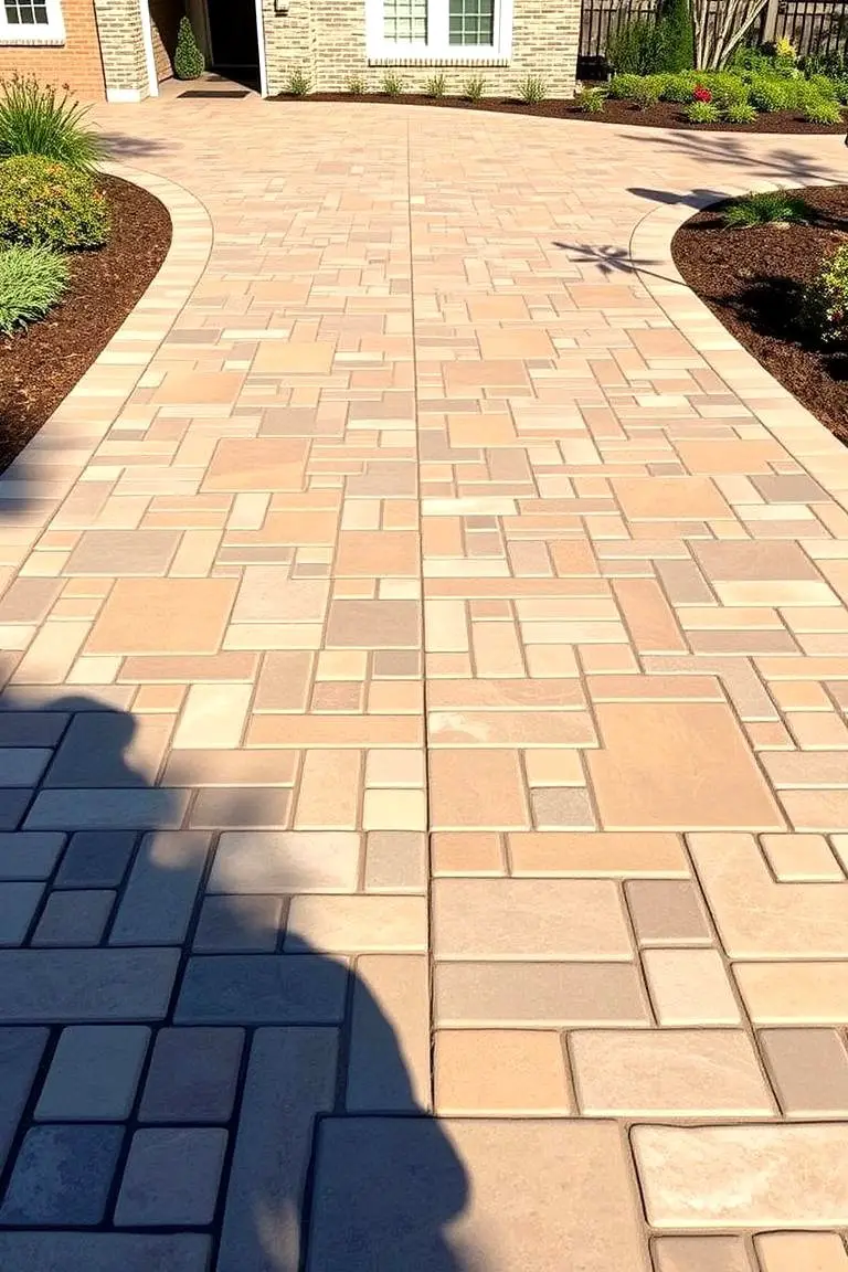 Stamped Concrete Driveway