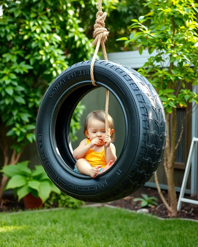 Vertical Tire Swing